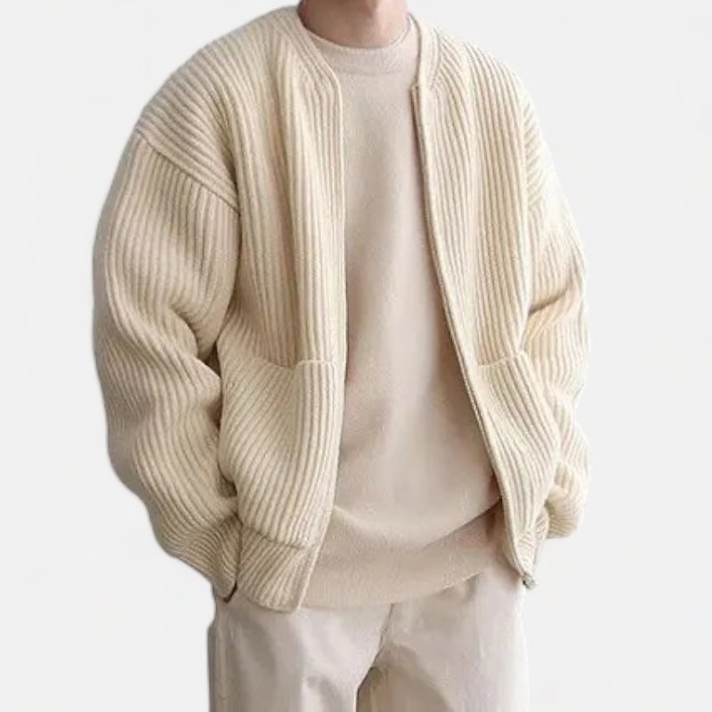 Alexander - Ribbed Open Cardigan