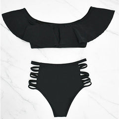 Adrienne - Ruffle Off Shoulder Bikini