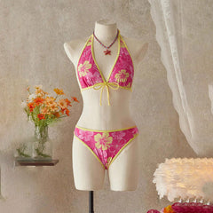 Samantha - Tropical Ruffle Bikini Set