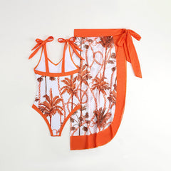 Rhiannon - Palm Print Beach Jumpsuit