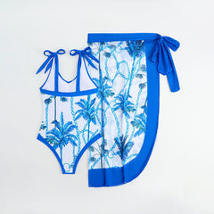 Rhiannon - Palm Print Beach Jumpsuit