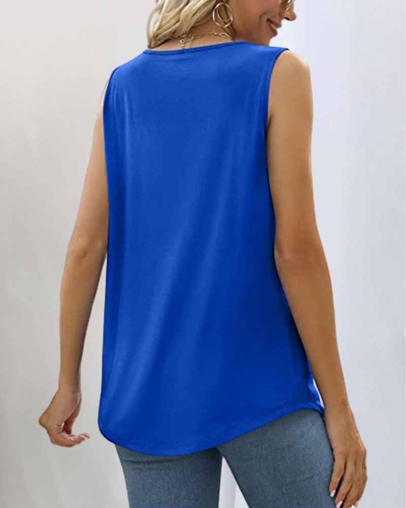 Sarah - Sleeveless Jersey Tank