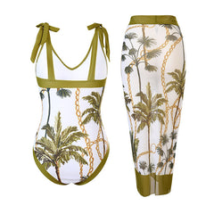 Rhiannon - Palm Print Beach Jumpsuit