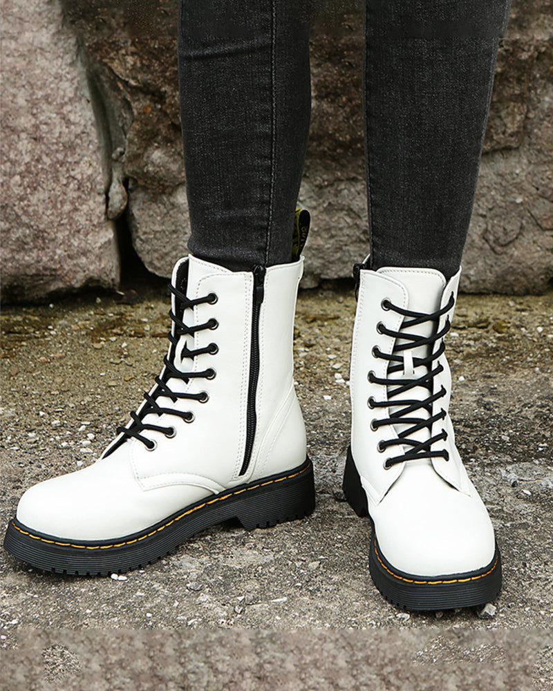 Nikita - Lace up Combat Boots