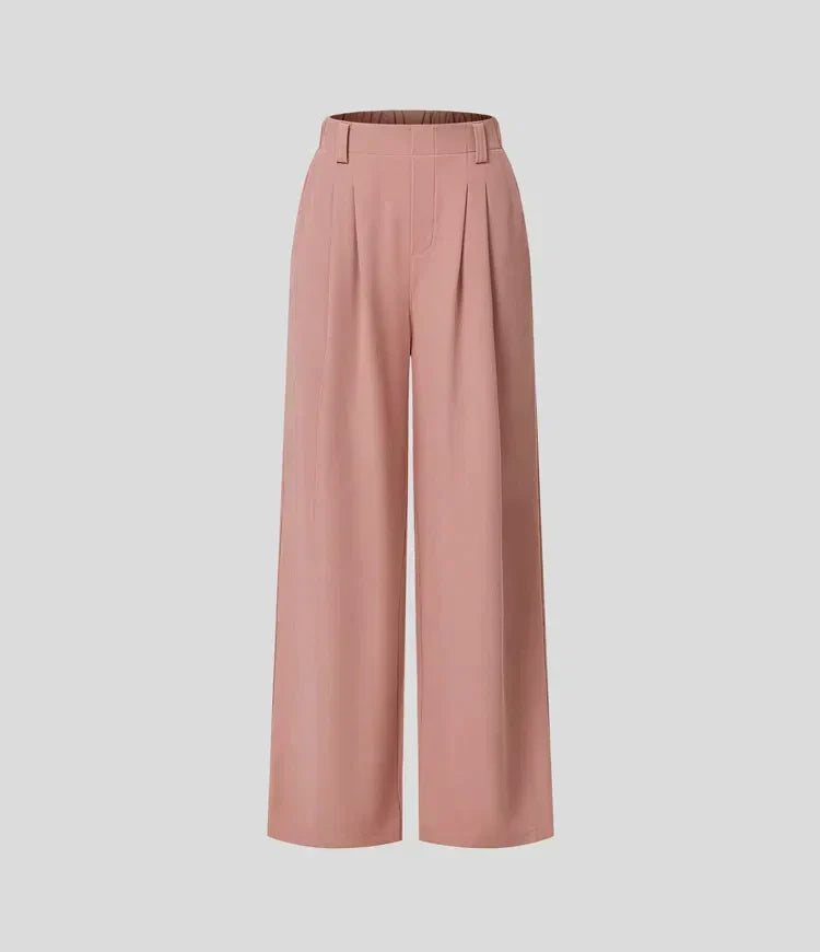 Charmaine - Pleated Wide Leg Trousers