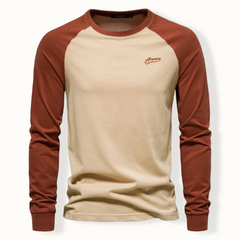 Zachary - Raglan Long Sleeve Top — Khaki