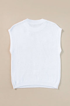 Christina - Knit Vest with 3D Flowers