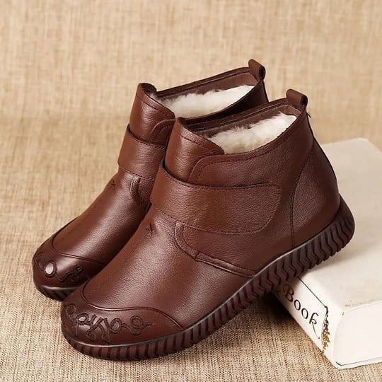Savannah - Leather Fleece Lined Boots