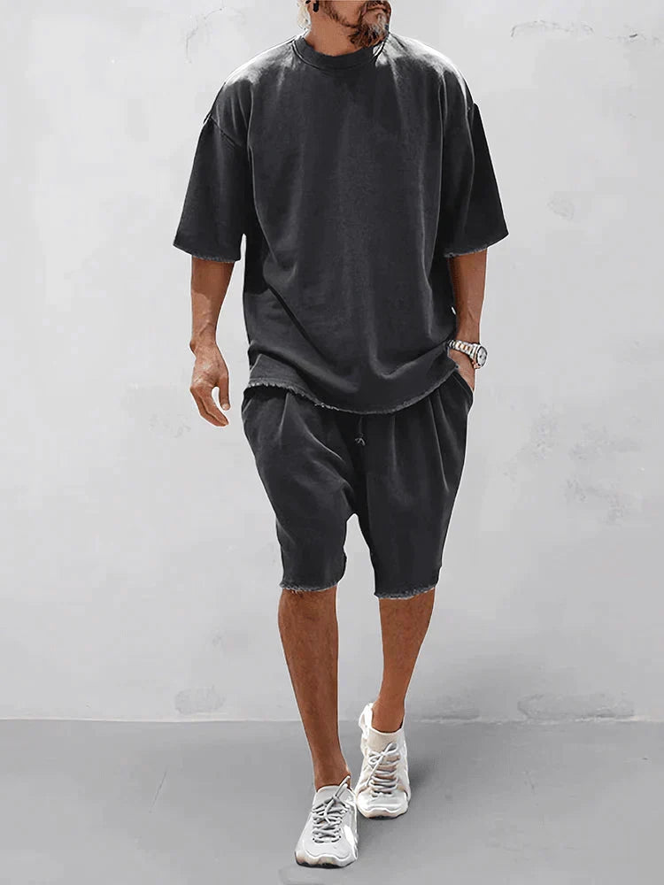 Marguerite - Oversized Tee and Shorts Set