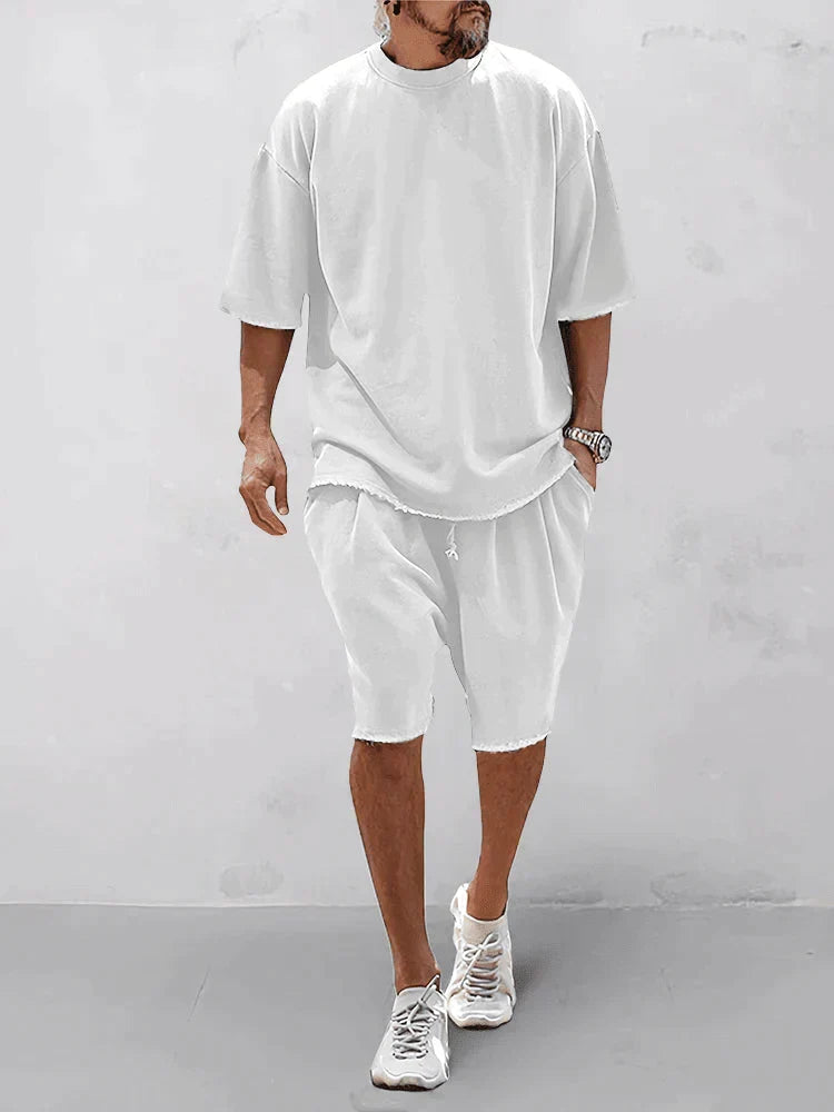 Marguerite - Oversized Tee and Shorts Set