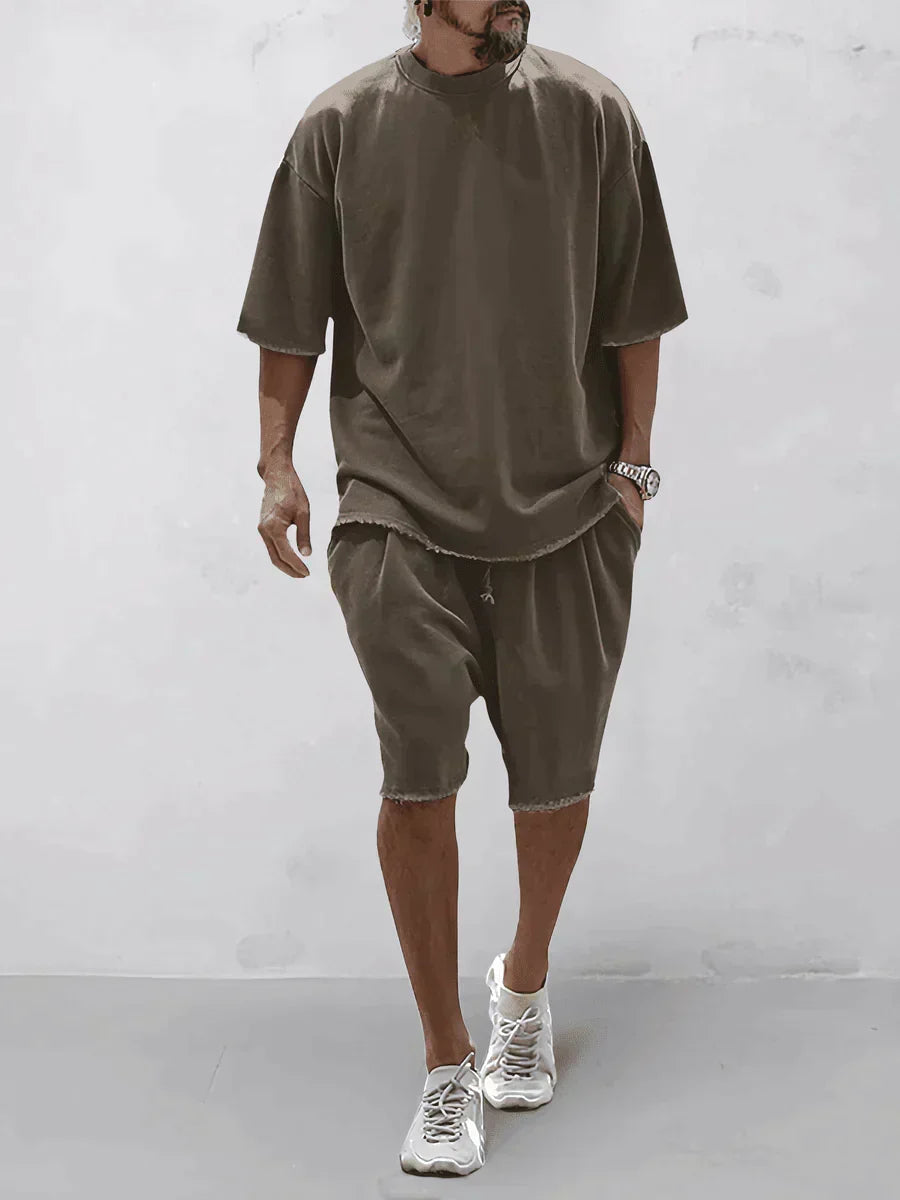 Marguerite - Oversized Tee and Shorts Set