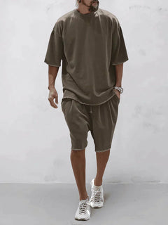Marguerite - Oversized Tee and Shorts Set