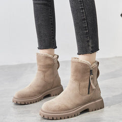 Clara - Fur Lined Zip Boots