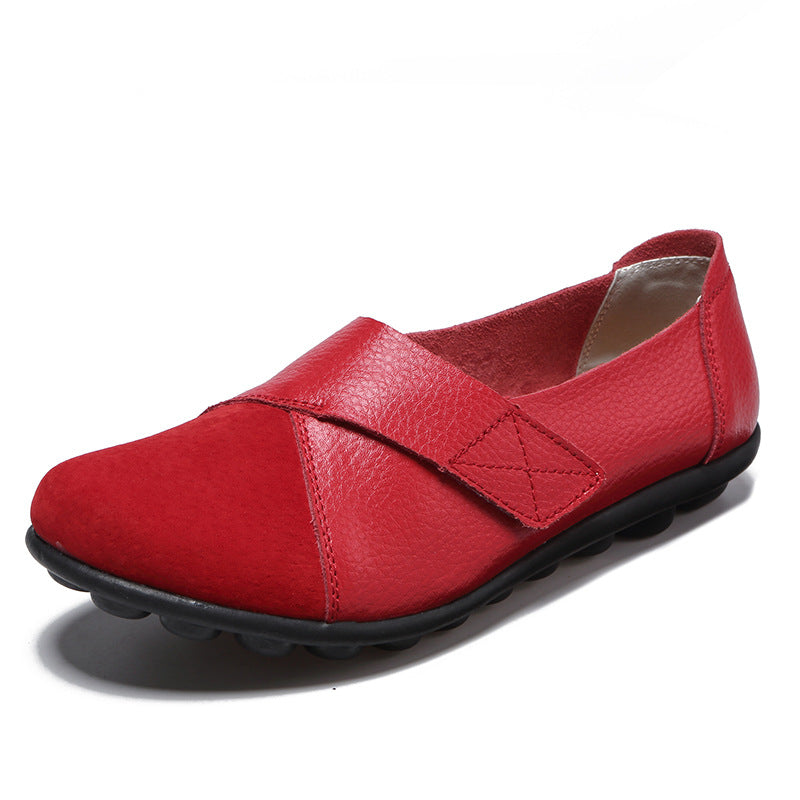 Teresa - Leather Slip on Flats