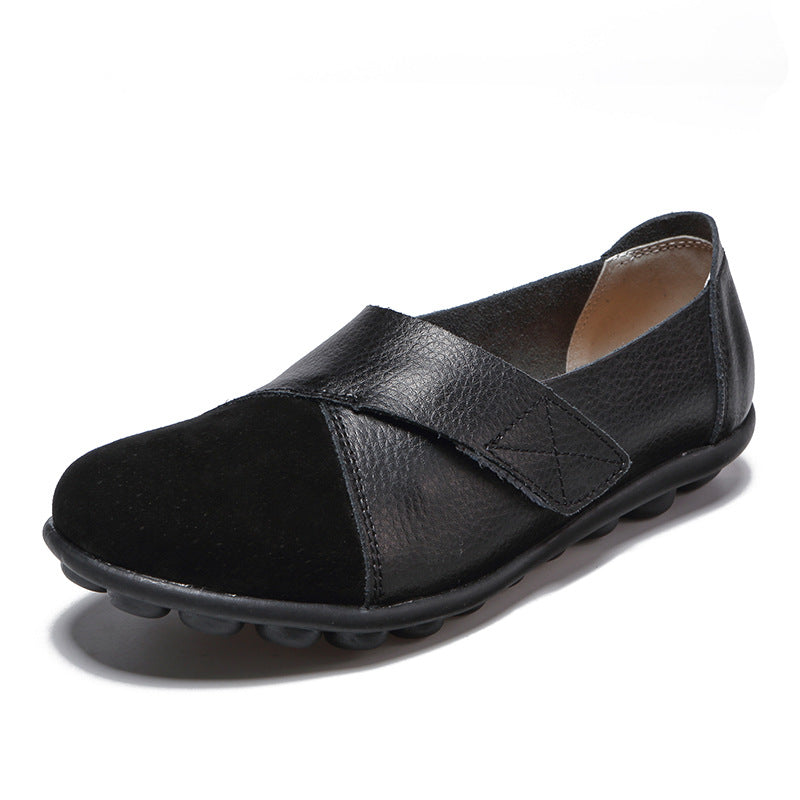 Teresa - Leather Slip on Flats