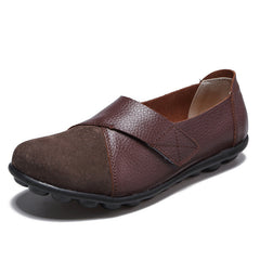 Teresa - Leather Slip on Flats
