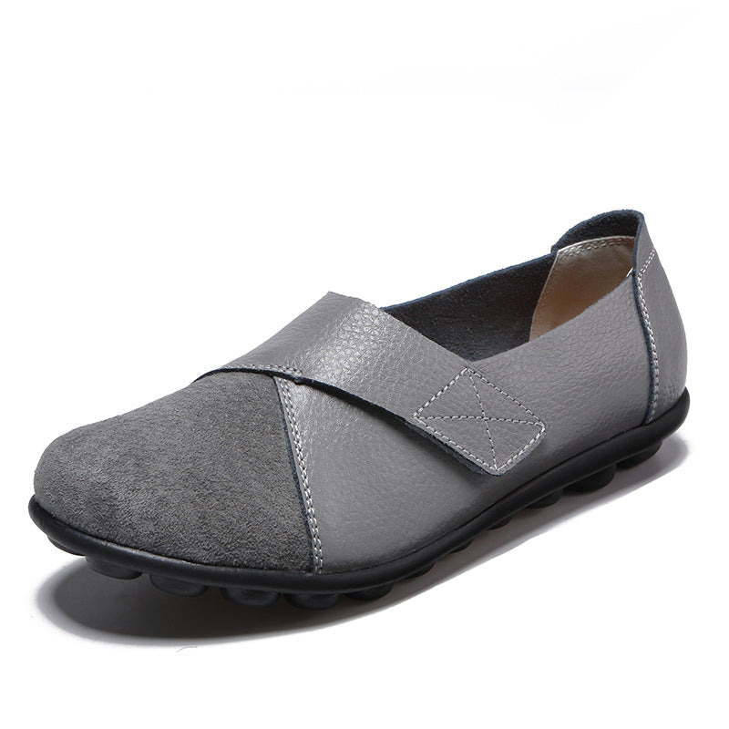 Teresa - Leather Slip on Flats