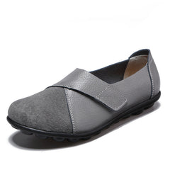 Teresa - Leather Slip on Flats