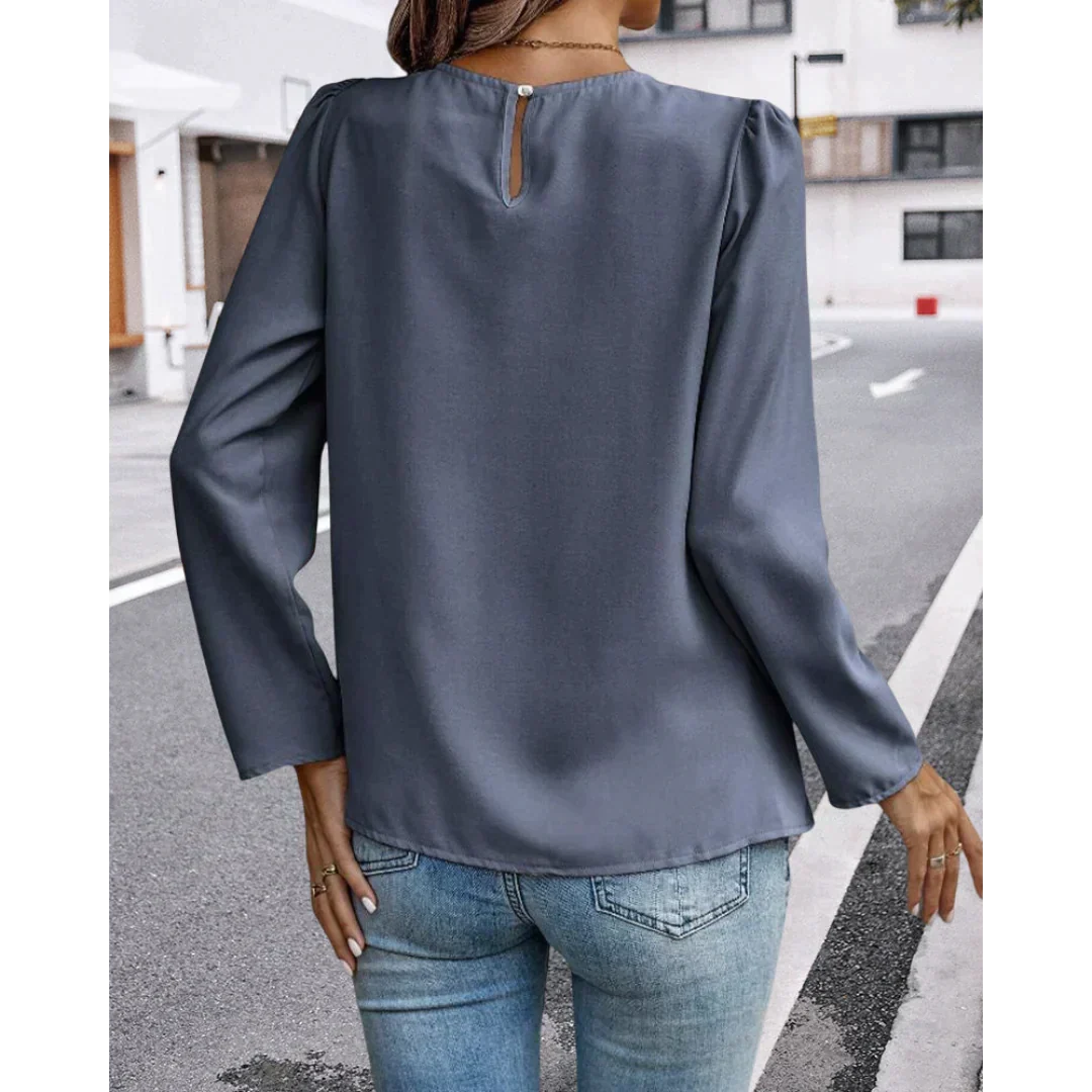 Rochelle - Pleated Front Blouse