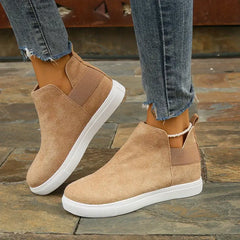 Monique - Suede High Top Sneakers
