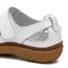 Dominique - Perforated Velcro Sandals