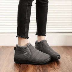 Candice - Padded Ankle Snow Boots — Grey