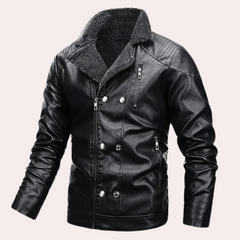 Percy - Sherpa Lined Jacket — Black