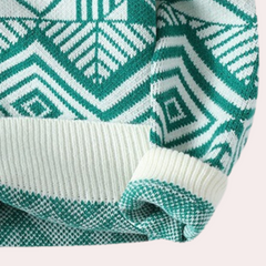 Donovan - Geometric Knit Jumper
