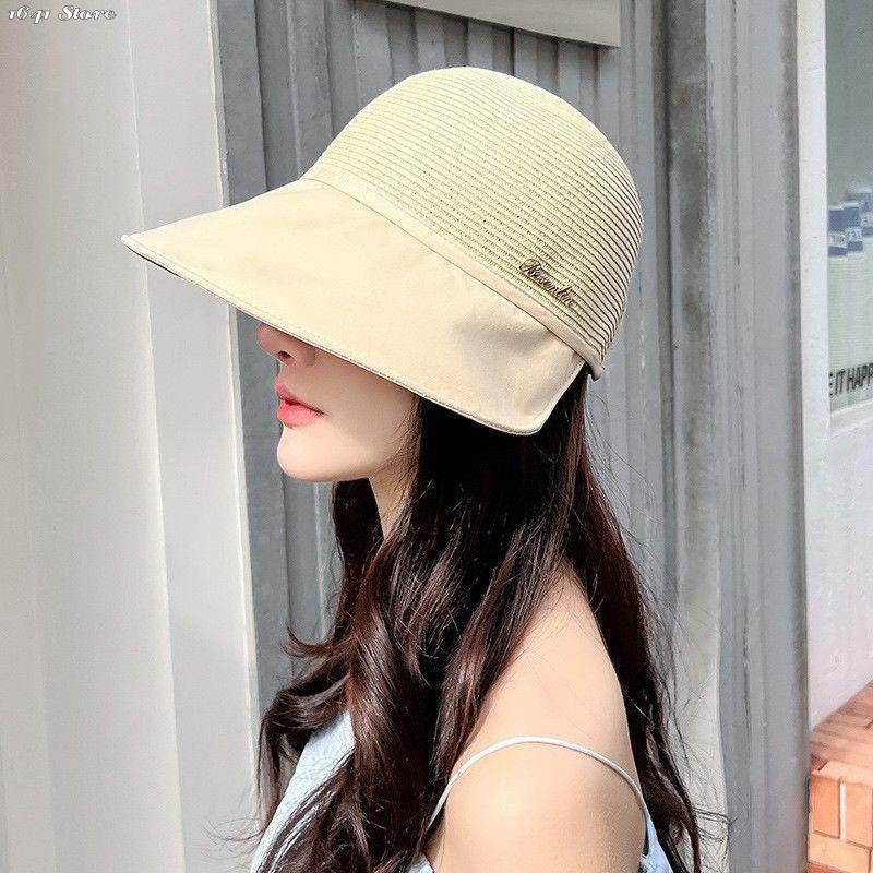 Hannah - Straw Sun Hat — Cream