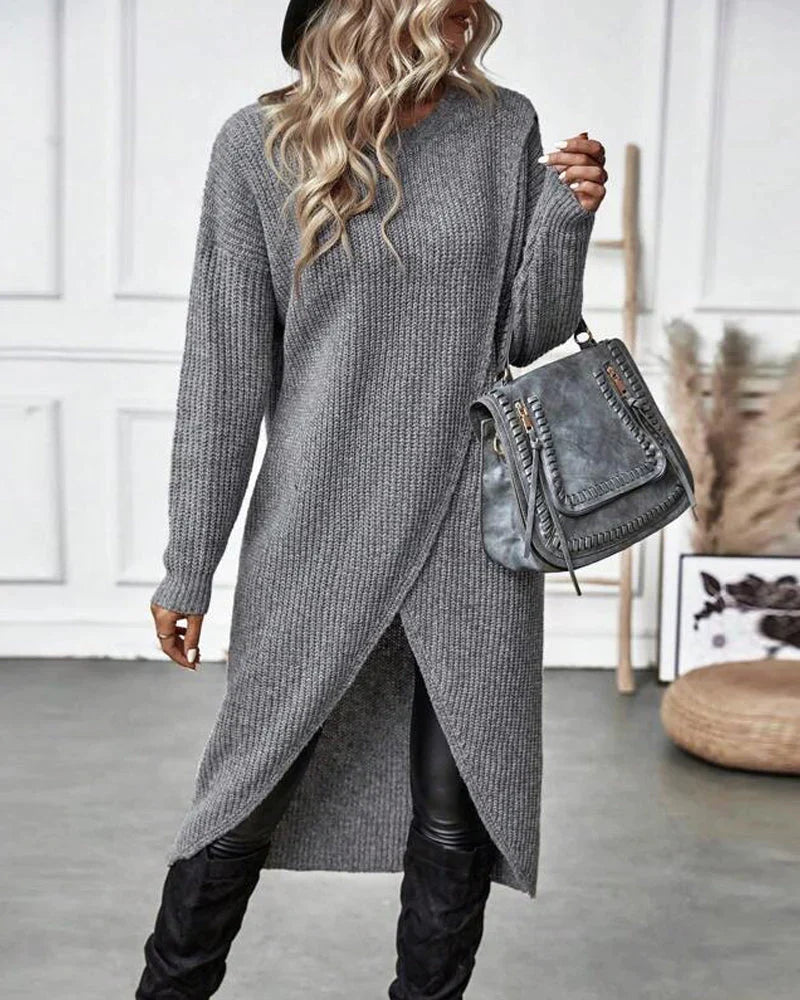 Imogen - Split Hem Knit Tunic