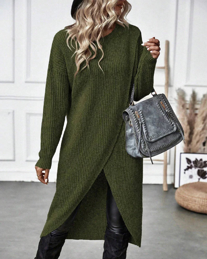 Imogen - Split Hem Knit Tunic