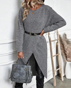 Imogen - Split Hem Knit Tunic