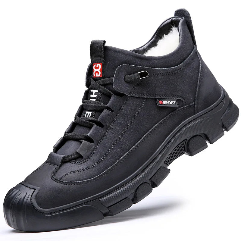 Tamara - Fleece Lined Trainers — Black