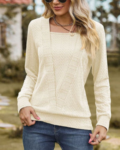 Victoria - Knit Long Sleeve Top