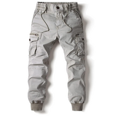 Jack - Cargo Joggers with Cuffs — Light Gray