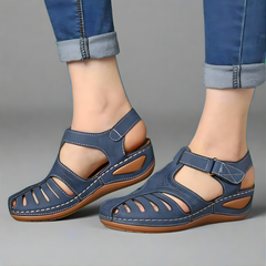 Anastasia - Closed Toe Velcro Sandals