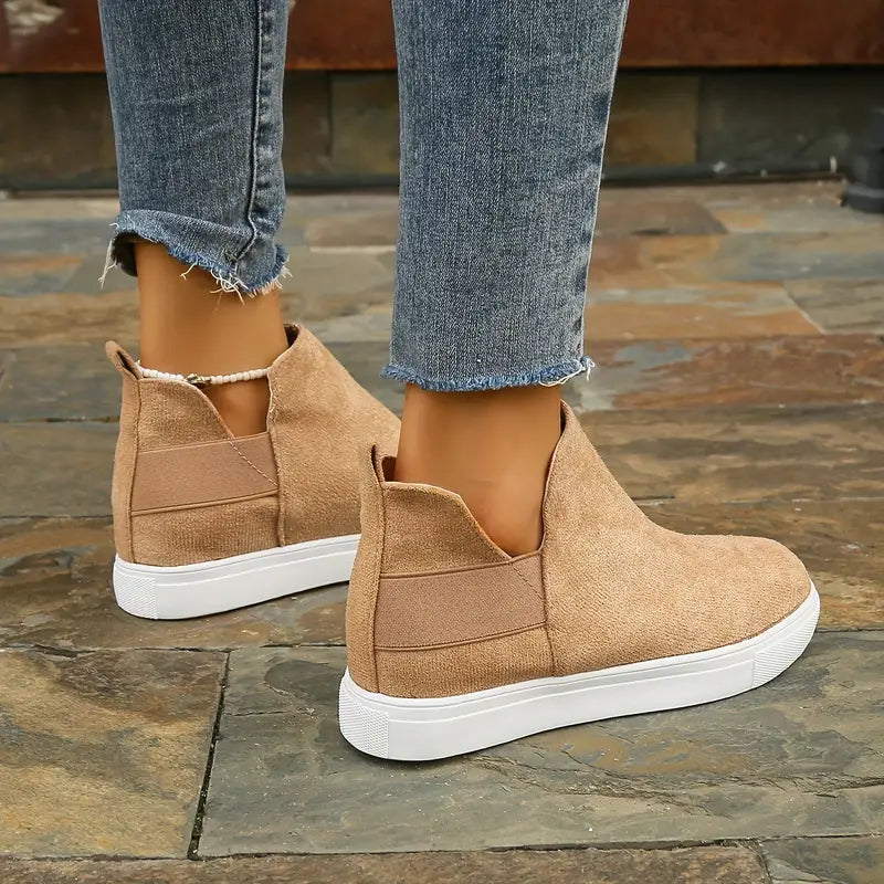 Monique - Suede High Top Sneakers