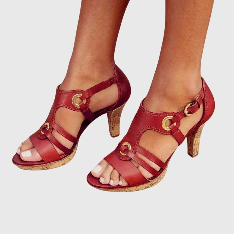 Marianne - Ring Trim Strappy Sandals