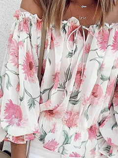 Mila - Floral Off Shoulder Blouse