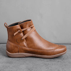 Maddison - Leather Boots with Toggles