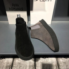 Chelsea - Flat Suede Ankle Boots