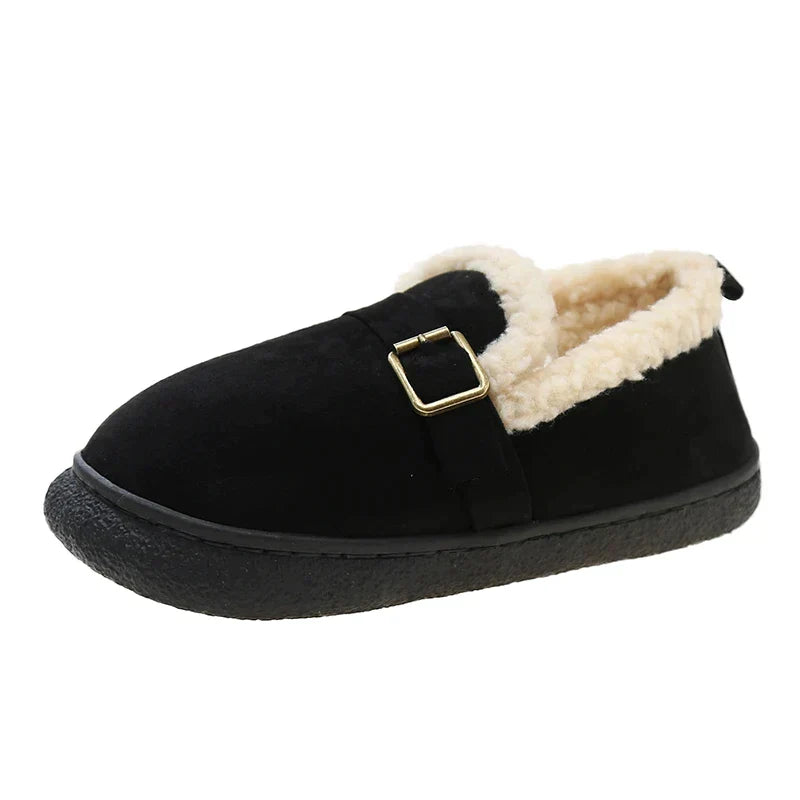 Rebecca - Fur Lined Clog Slippers