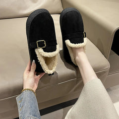 Rebecca - Fur Lined Clog Slippers