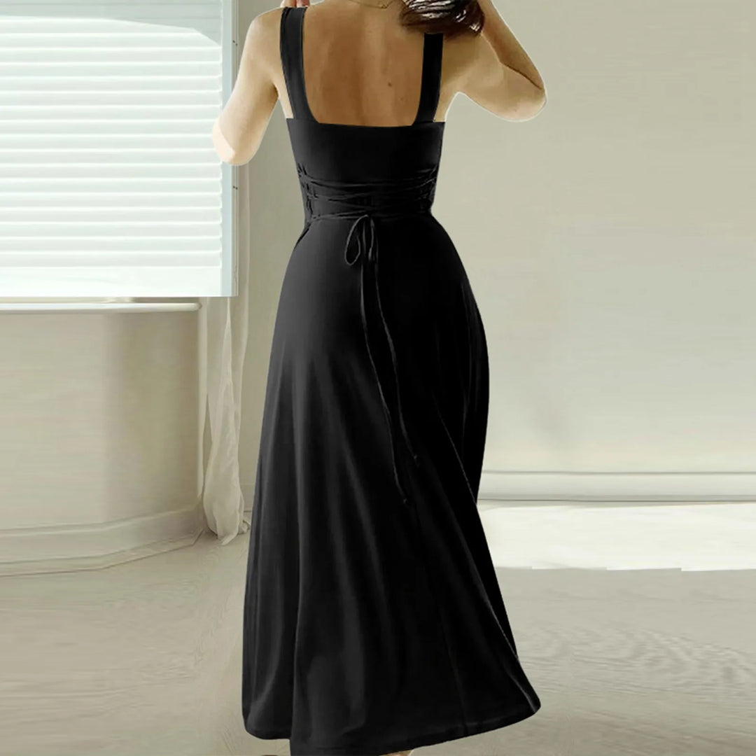 Matilde - Square Neck Midi Dress