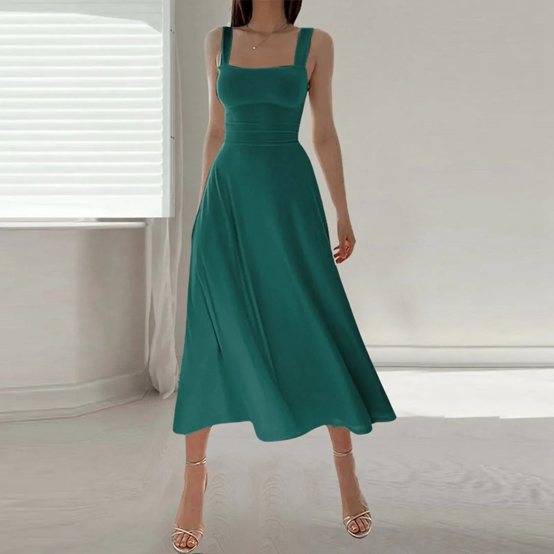 Matilde - Square Neck Midi Dress