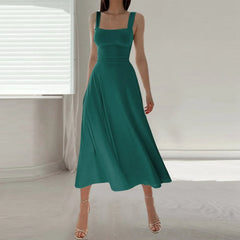 Matilde - Square Neck Midi Dress