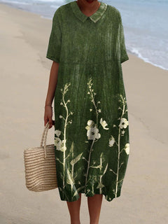 Constance - Bright Floral Midi Dress