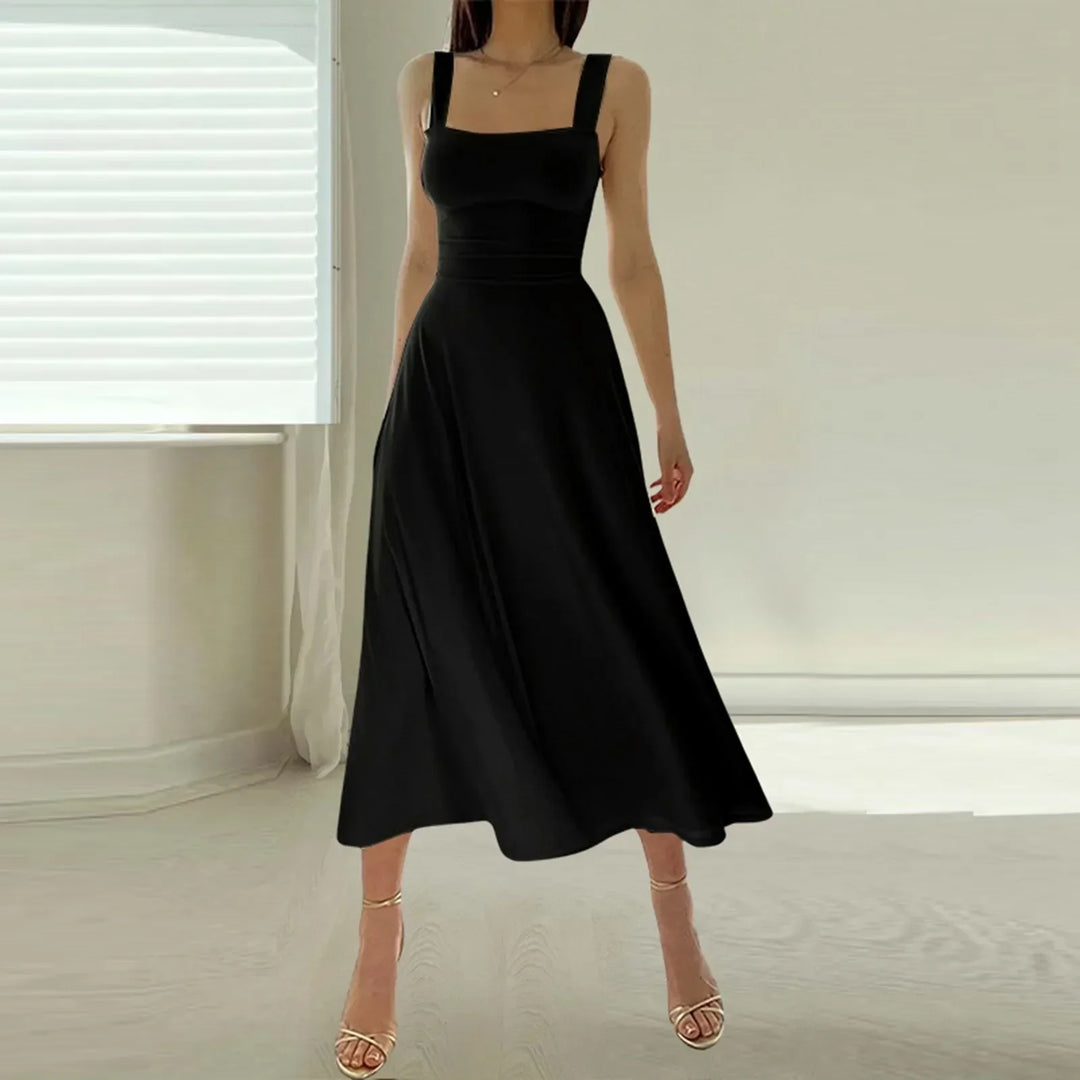 Matilde - Square Neck Midi Dress