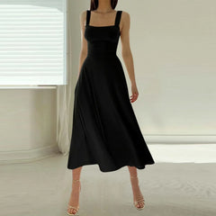 Matilde - Square Neck Midi Dress