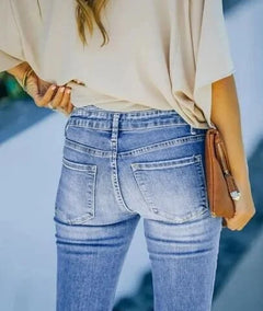 Adelaide - Button Front Flare Jeans